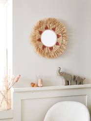 Bedding & Decor-Decoration-Round Raffia Mirror