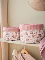 Bedroom Furniture & Storage-Storage-Set of 2 Reversible Baskets, Folk