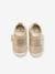 Soft Pram Shoes with Hook-&-Loop Strap for Babies gold 