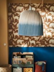 -Tie-Dye Lampshade in Bamboo