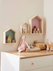 Bedding & Decor-Decoration-Wall Décor-Set of 3 House-Shaped Shelves