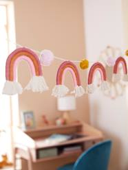 Bedding & Decor-Pompoms & Rainbow Garland