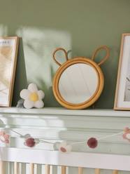 Bedding & Decor-Decoration-Wall Décor-Rattan Mirror, Bear