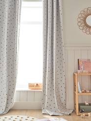 Bedding & Decor-Pack of 2 Blackout Curtains with Eyelets & Heart Print