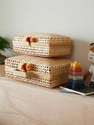 -Set of 2 Suitcases in Bamboo