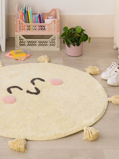 Washable Cotton Rug, You're My Sunshine by LORENA CANALS yellow 