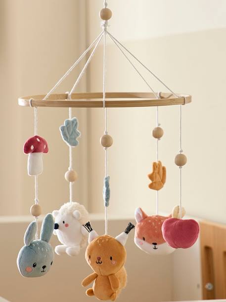 Wooden Musical Mobile, Forest Friends wood 