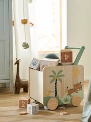 Bedroom Furniture & Storage-Storage-Box on Casters, Tanzania