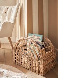 Bedroom Furniture & Storage-Rainbow Storage Basket in Water Hyacinth