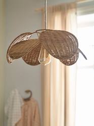 -Hanging Lampshade in Rattan, Petals