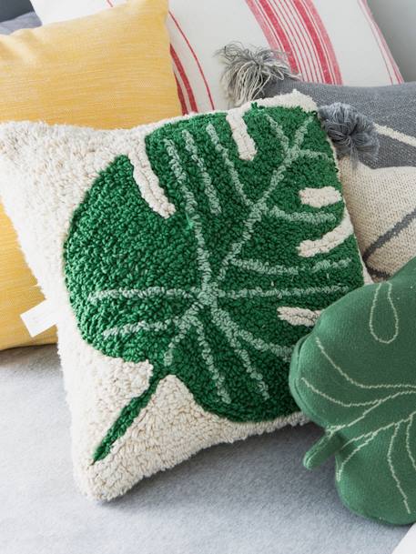 Monstera, Washable Cushion - LORENA CANALS green 