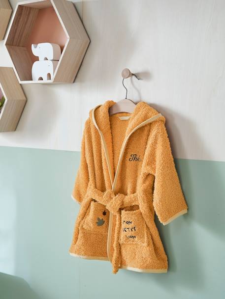 Lion Bathrobe for Baby Orange 