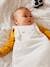 Sleeveless Baby Sleep Bag, Little Lamb White 