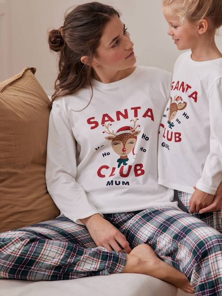 Christmas Special 'Santa Club' Family Capsule Collection Pyjamas for Women ecru 