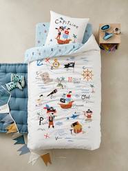 Bedding & Decor-Child's Bedding-Fitted Sheet for Children, P for Pirate Theme