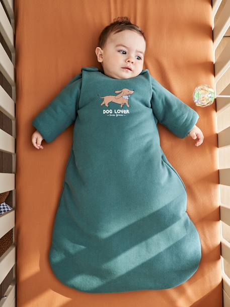 Long Sleeve Baby Sleeping Bag, Achille fir green 