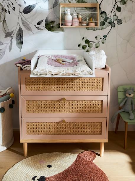 Changing Table Topper for Dresser WHITE LIGHT SOLID 