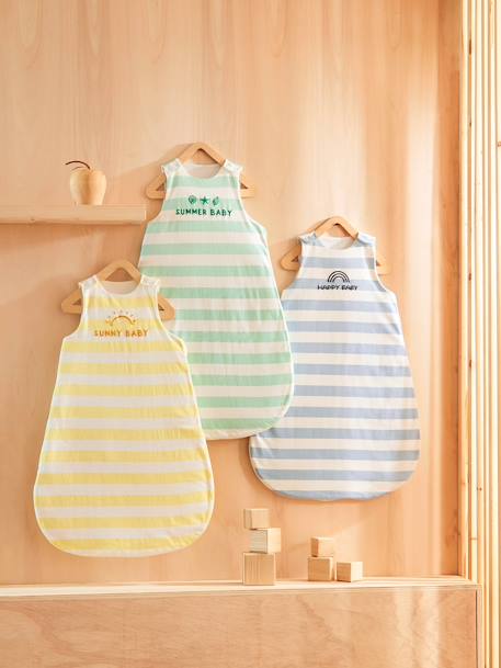 Summer Special Baby Sleep Bag, Summer Baby GREEN LIGHT STRIPED+striped blue+YELLOW LIGHT STRIPED 