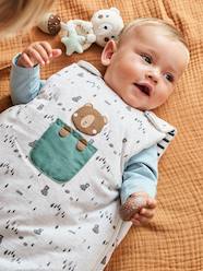 Bedding & Decor-Baby Bedding-Sleepbags-Sleeveless Baby Sleep Bag, Green Forest