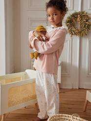 Girls-Christmas Velour Pyjamas for Girls