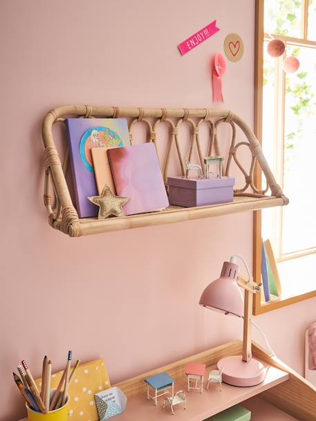 Shelf in Rattan wood 