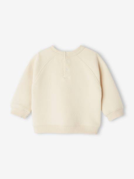 Family Capsule Collection 'Meilleur Bébé Renne de Noël' Sweatshirt for Babies vanilla 