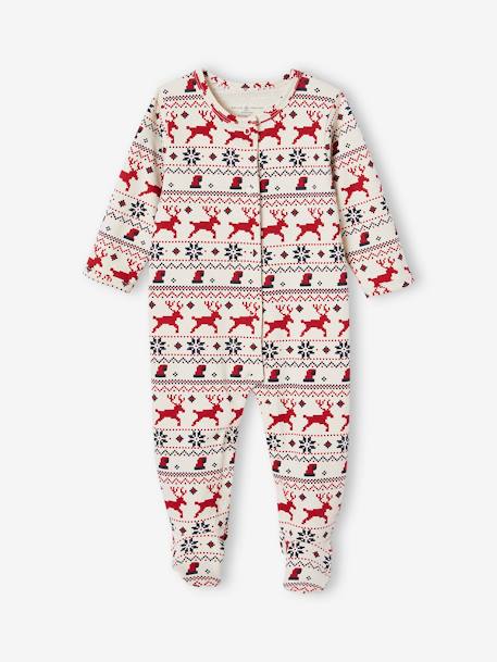 Christmas Special Sleepsuit for Babies, Family Capsule Collection by ENVIE DE FRAISE red 