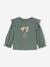 Top with Ruffles for Babies green 