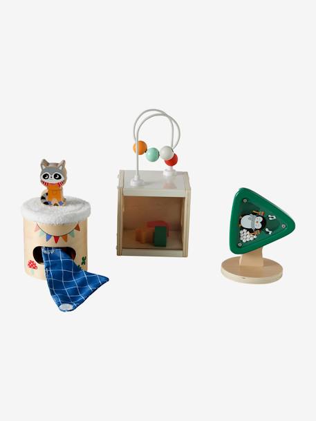 Set of 3 Sensory & Educational Toys in FSC® Wood wood 