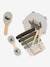 Wooden musical set + KONGES SLOJD carrying case beige+rose 