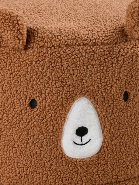 Sherpa Bear Child Bean Bag camel 