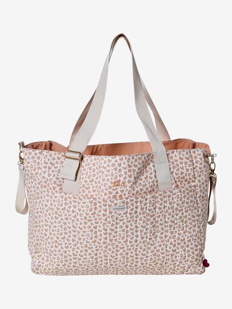 Maxi Changing Bag, LOVELY LEO printed pink 