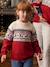 Christmas Special Jacquard Knit Jumper for Children, Family Capsule Collection navy blue+red 