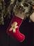 Christmas Stocking with Reversible Sequins, Gingerbread Man Red/Multi 