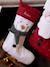 Snowman Christmas Stocking white 