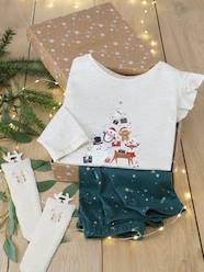 Girls-Nightwear-Christmas Set: Pyjamas + Socks