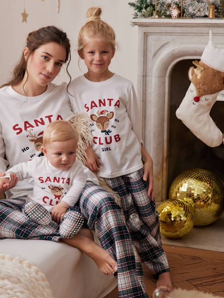 Christmas Special 'Santa Club' Family Capsule Collection Pyjamas for Girls ecru 