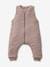 Footed Jumpsuit, Long Detachable Sleeves, PETIT CHAT marl beige 