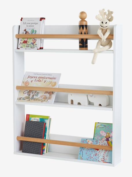 Bookcase with 3 Levels white 