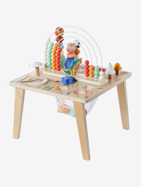 Musical Activity Table in 100% FSC Wood, Happy Animals wood 