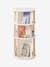 3-Tier Rotating Bookshelf white 