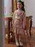 Christmas Sequin Ruffled Skirt for Girls gold 