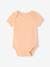 5 pack of short-sleeved baby bodysuits set white 