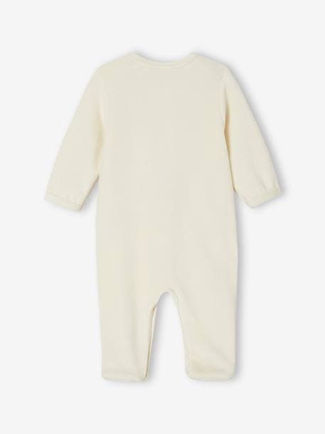 Pack of 2 velvet sleepsuits yellow 