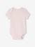 5 pack of short-sleeved baby bodysuits set white 