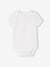 5 pack of short-sleeved baby bodysuits set white 