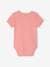 5 pack of short-sleeved baby bodysuits set white 