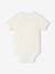 Pack of 3 short-sleeved baby bodysuits 'my little heart' rose 