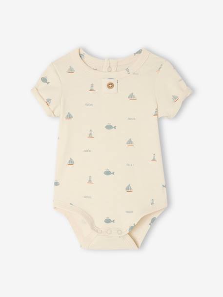 Pack of 2 baby bodysuits ecru 