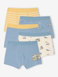 Boys-5 pack stretch boxer shorts for boys